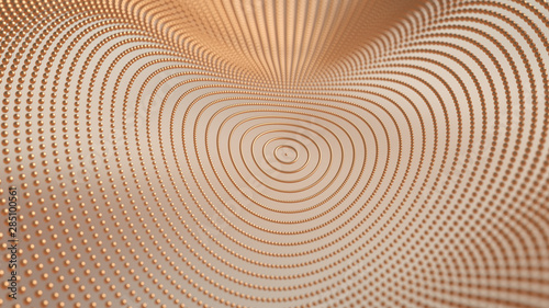 Fototapeta Naklejka Na Ścianę i Meble -  Luxury drapery particle wave background. 3d illustration, 3d rendering.