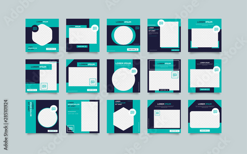 Modern promotion square web banner for social media post template. Elegant sale and discount promo backgrounds fo digital marketing