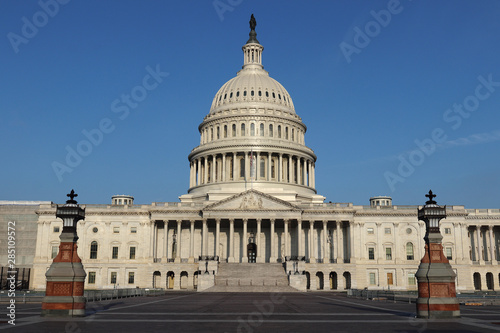Capitol Building of the United States. It houses the chambers of the House of Representatives and the Senate I