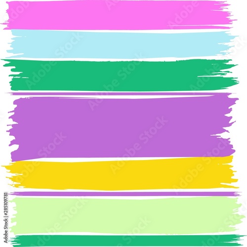 Set of colorful strips