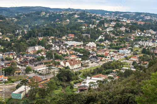 Panoramic view of Campos do Jordao, Sao Paulo, Brazil. © AlfRibeiro