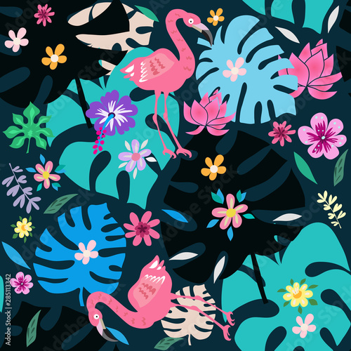 Flamingo pattern8 photo