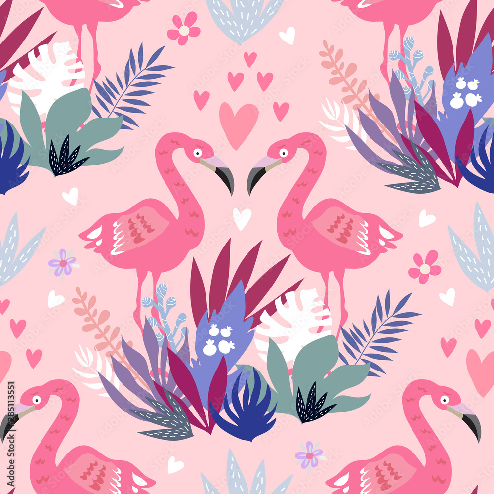 Flamingo pattern6