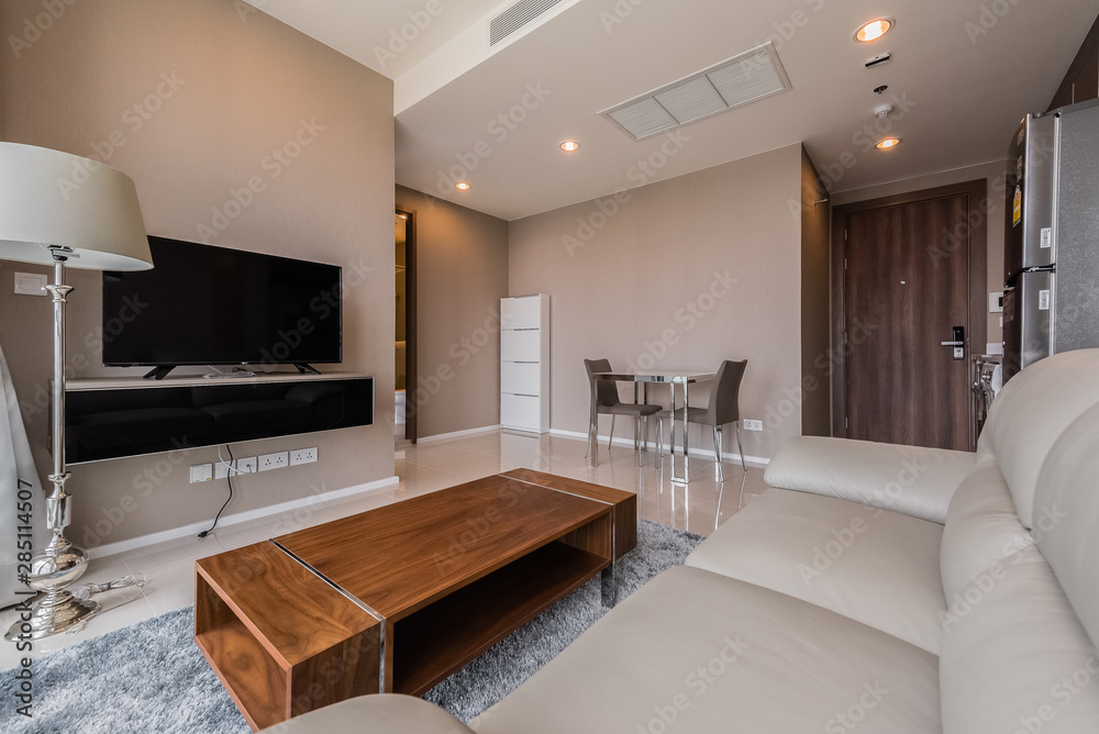 Fototapeta premium Interior, beautiful apartment, luxurious living room