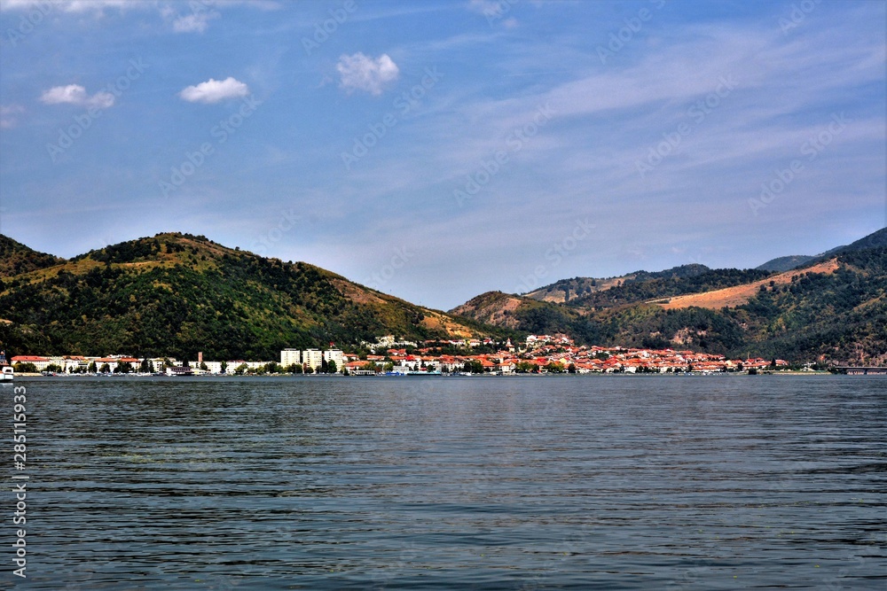 Fototapeta premium boat trip on the Danube