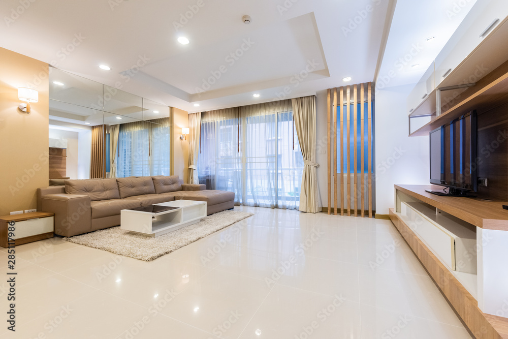 Obraz premium Interior, beautiful apartment, luxurious living room