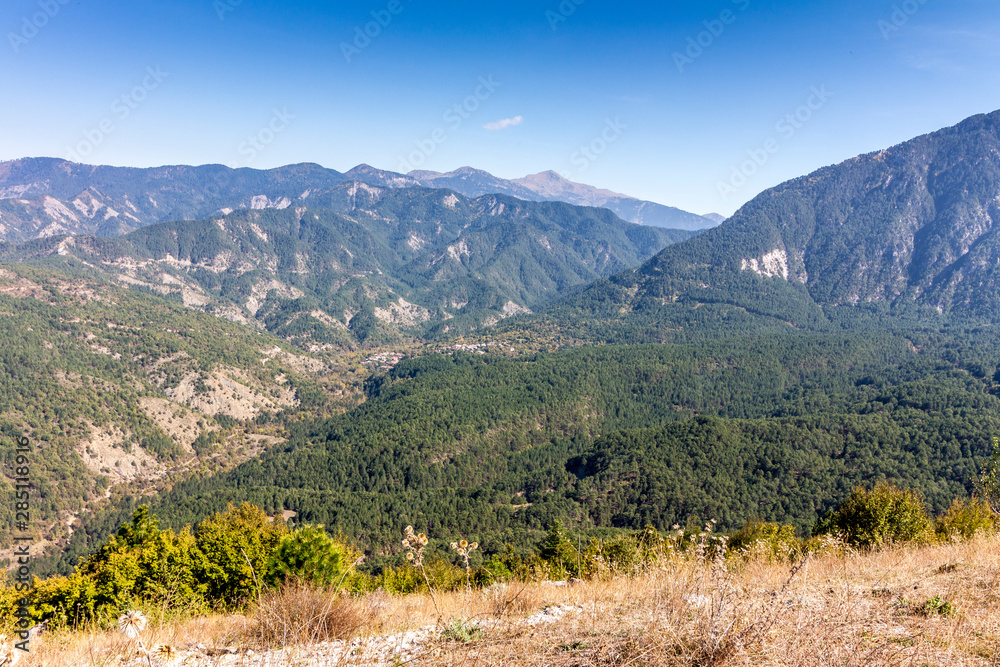 Pindos-Gebirge bei Konitsa in Griechenland