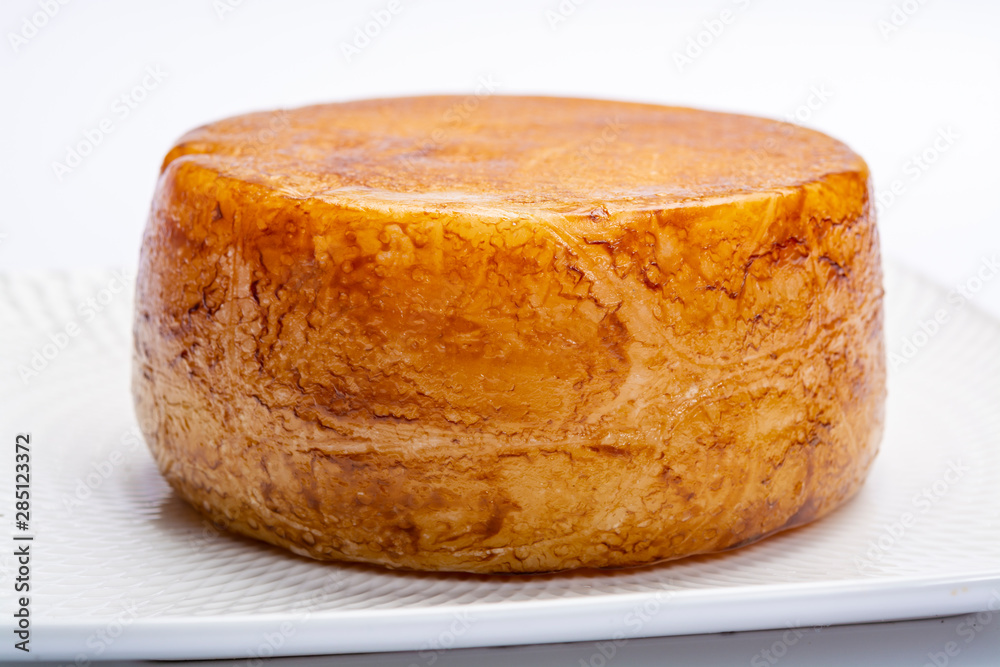 Hard Italian pecorino sheep cheese in one piece Hard Italian pecorino sheep cheese in one piece