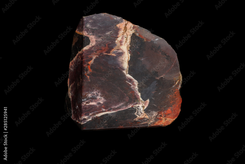 macro stone mineral jasper on black background macro stone mineral jasper on black background