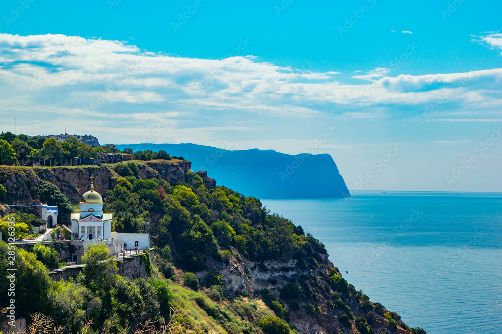 The Holy great-Martyr George monastery in Fiolent in Crimea