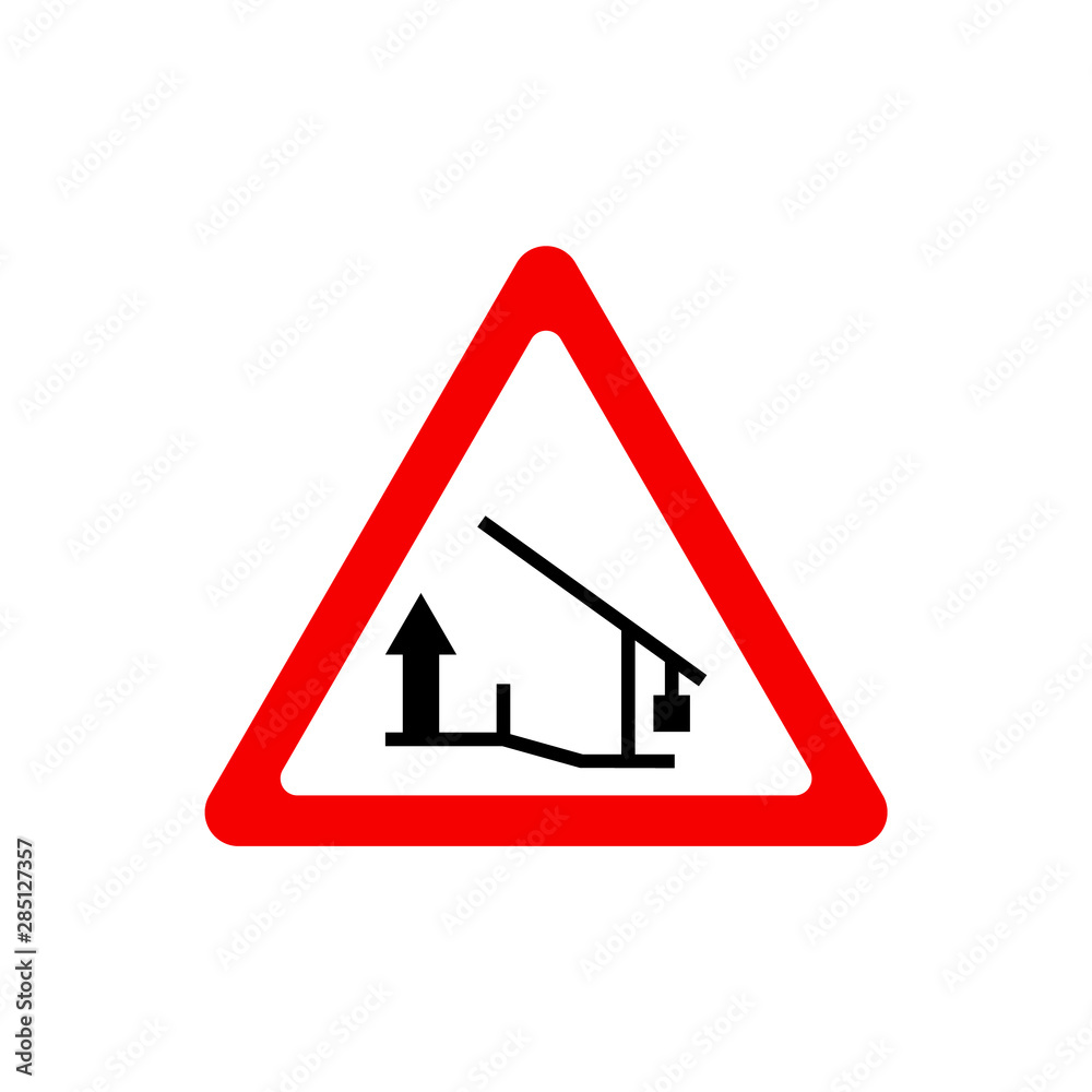Traffic signs, checkpoint. Vector icon Traffic signs, checkpoint. Vector icon