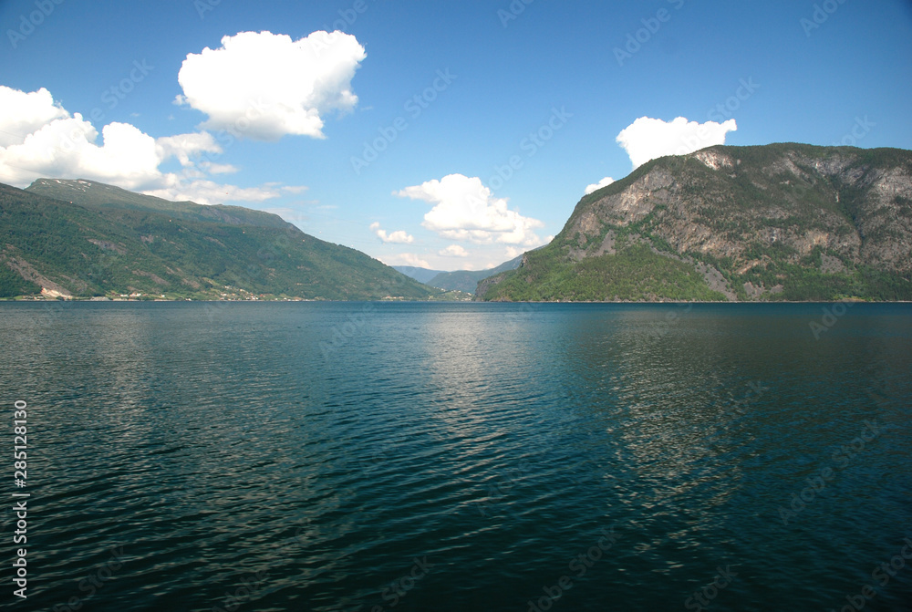 Norwegian landscape near the fjords