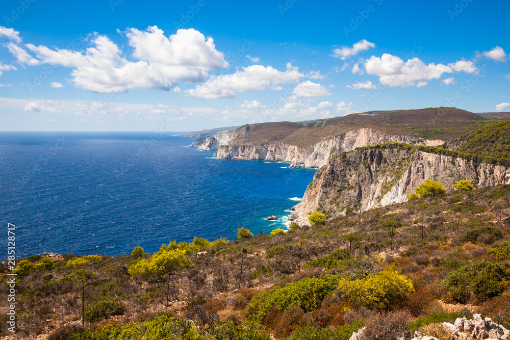 Keri cliffs in Zakynthos (Zante) island in Greece
