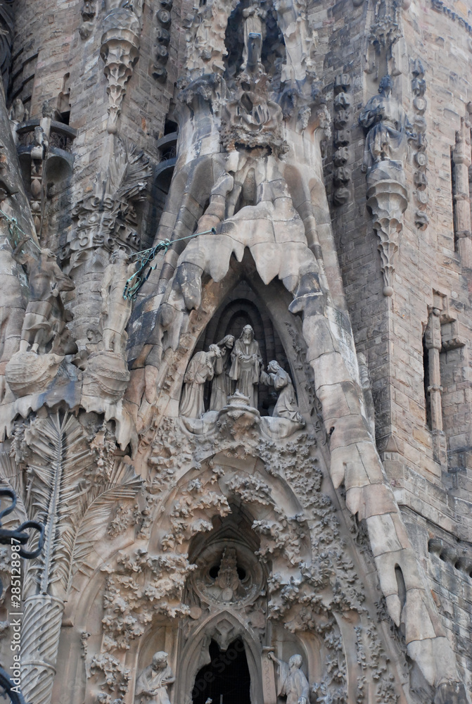 Sacred family church, Gaudi, Barcelona Spain