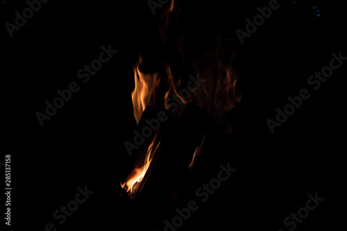 We smoke bonfires in the evening