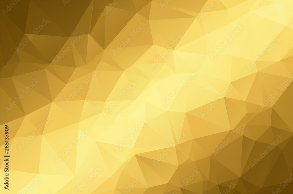 Gold Low poly crystal background. Polygon design pattern. Golden Low poly vector illustration, low polygon background. Gold Low poly crystal background. Polygon design pattern. Golden Low poly vector illustration, low polygon background.