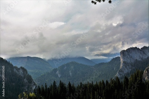 landscape in the Suhard mountains in summer photo