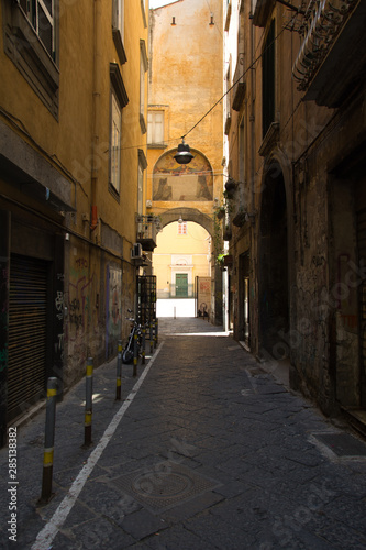 Alley in Naples. Italy.