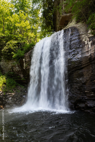 Fototapeta Naklejka Na Ścianę i Meble -  Looking Glass Falls in Western North Carolina