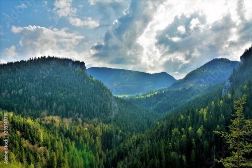 landscape in the Suhard mountains in summer