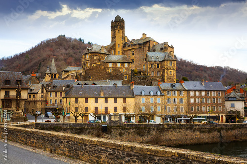 Town of Estaing, France