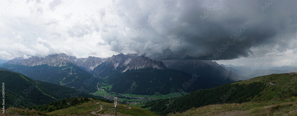 Storm in the Dolomites, South Tyrol