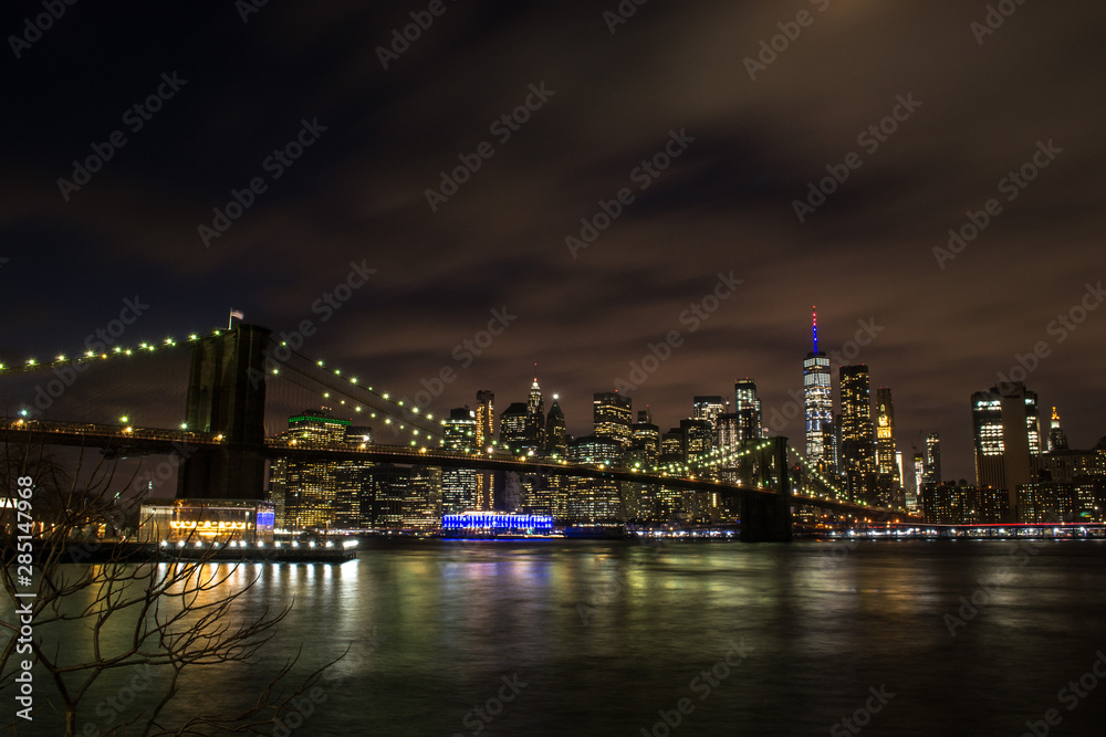 New York Night Skyline