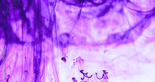 Abstract Colorful Ink Splatter