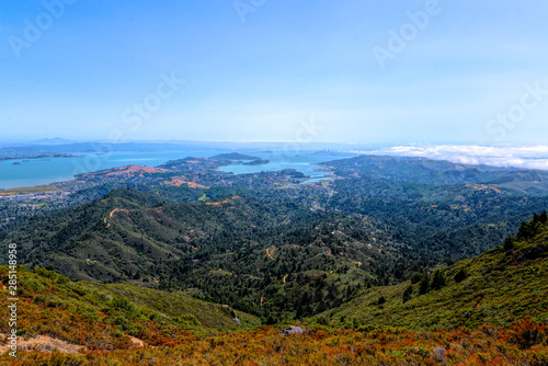 Photography View from Mount Tamalpais of the San Francisco Bay Area