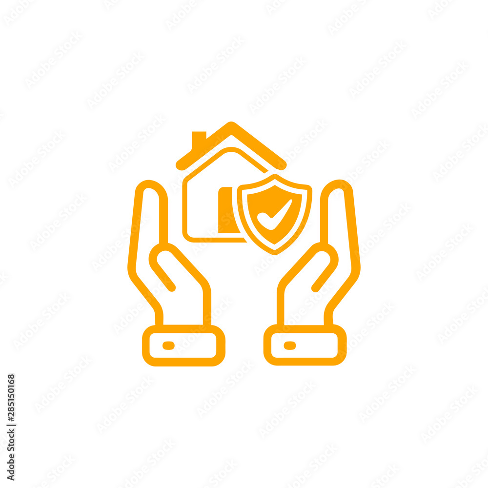 insurance,business protection,crops insurance, life and family insurance orange color icon insurance,business protection,crops insurance, life and family insurance orange color icon