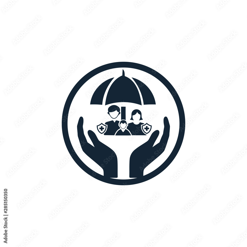 insurance,business protection,crops insurance, life and family insurance icon