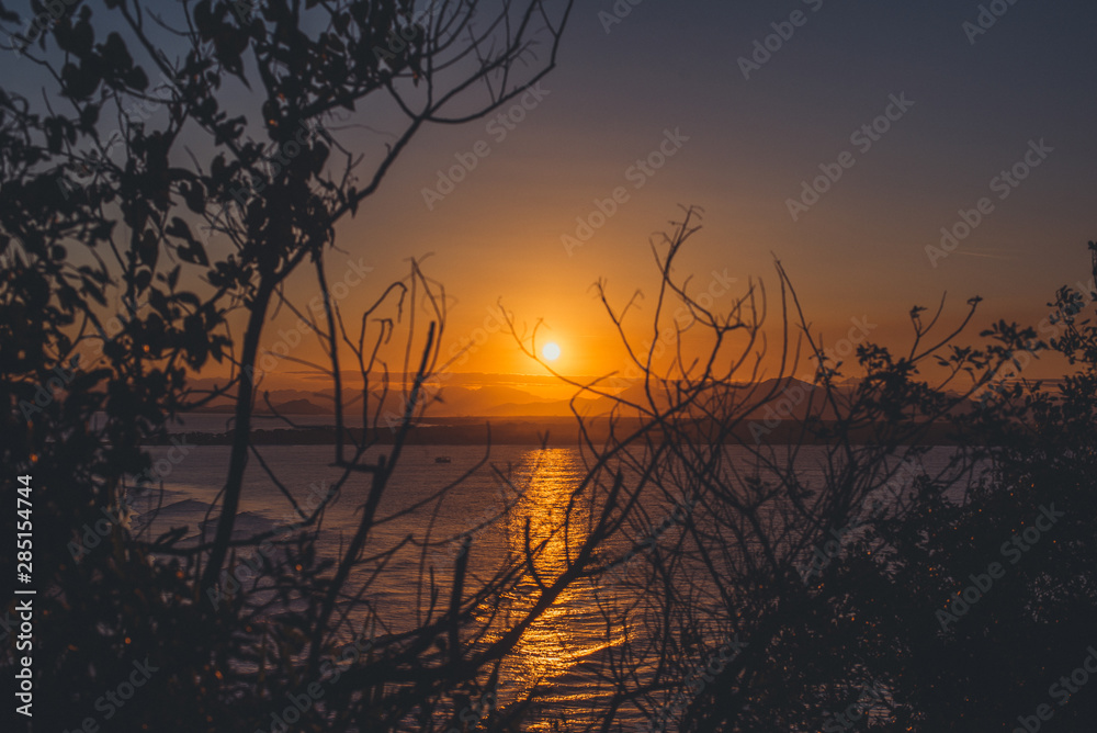 Pôr do sol dentre os galhos 2 Pôr do sol dentre os galhos 2
