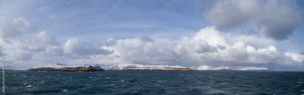 panoarama landscape winter Iceland Faroer