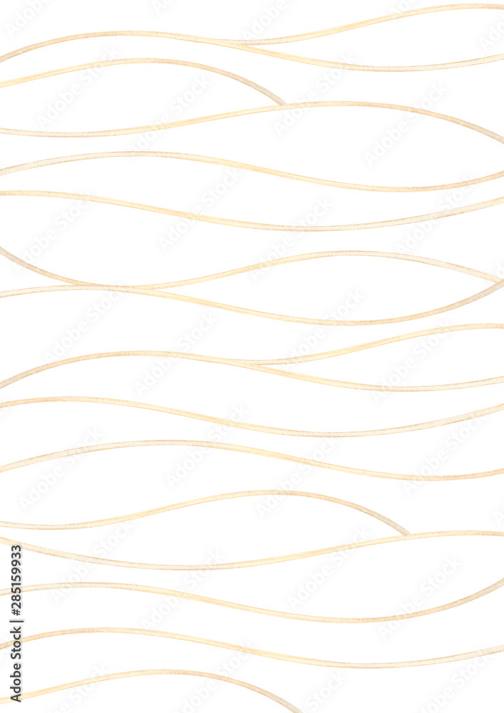 Abstract background for new year card golden waves. - obrazy, fototapety, plakaty 