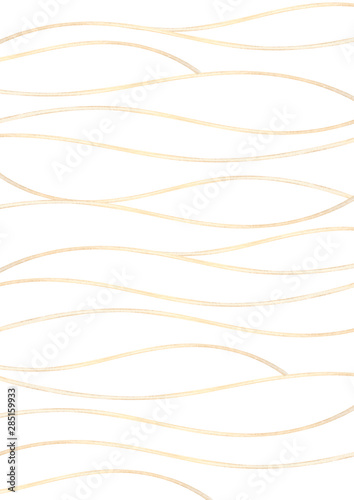 Abstract background for new year card golden waves.