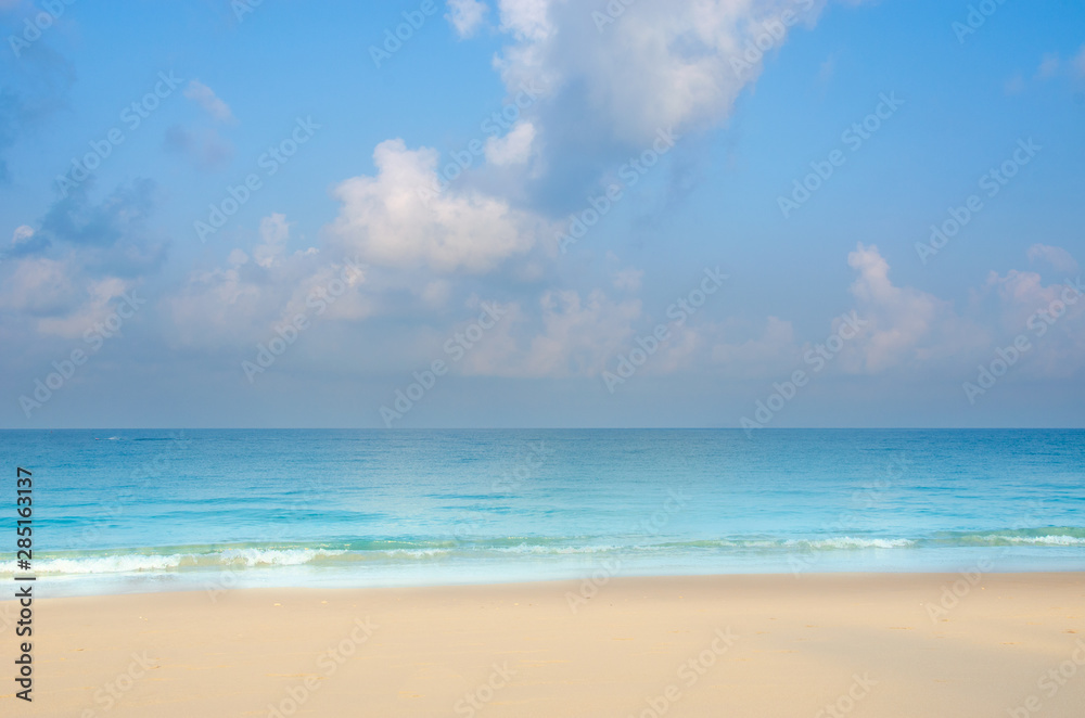 sea beach and cloud