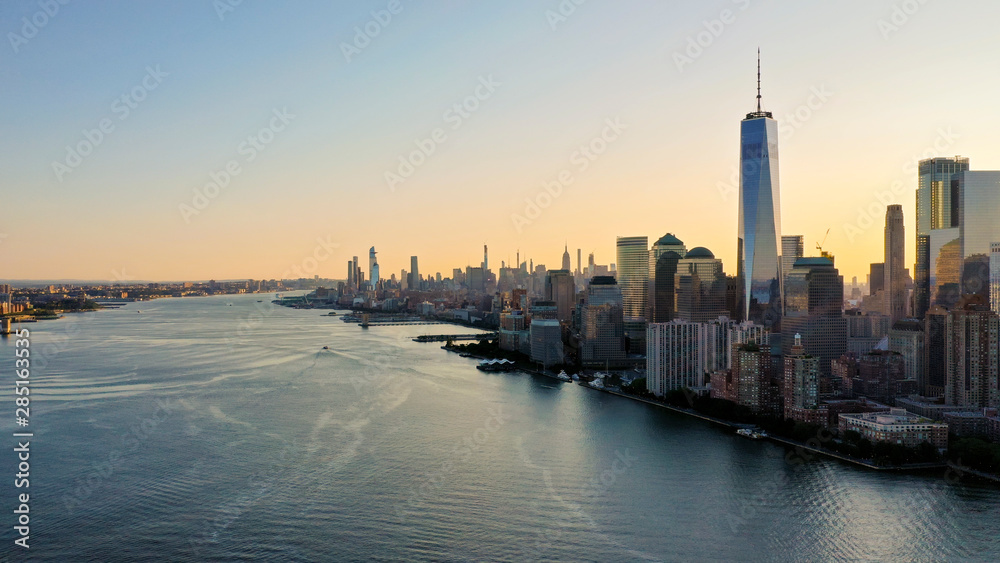 New York Lower Manhattan Sunrise