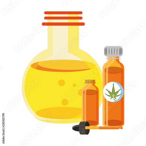 cannabis martihuana sativa hemp cartoon