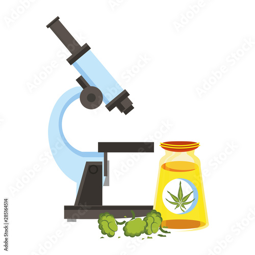 cannabis martihuana sativa hemp cartoon
