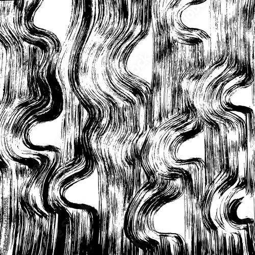 Brush texture pattern. Grunge vector.