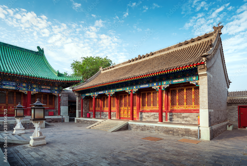 Beijing courtyard in the Qing Dynasty Beijing courtyard in the Qing Dynasty