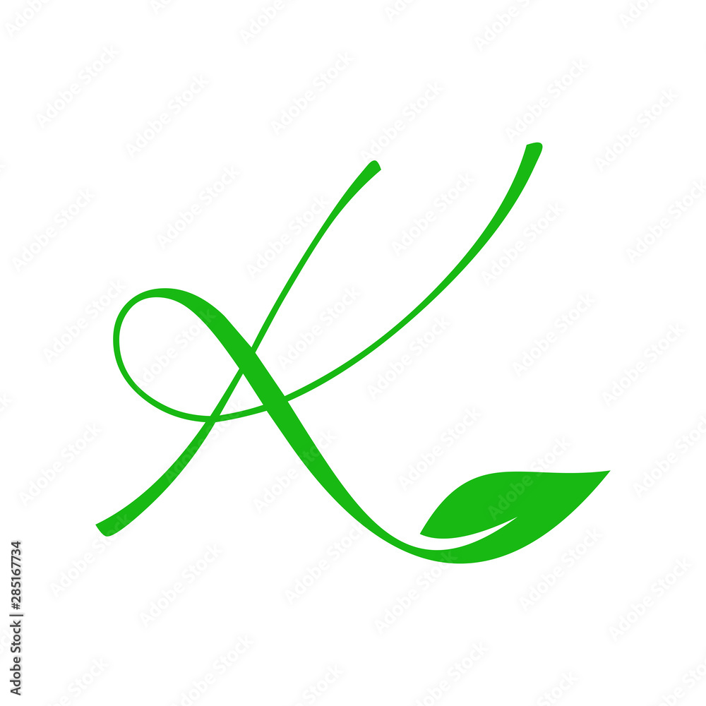 Obraz premium Handwriting Eco font