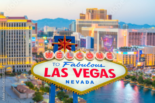 Famous welcome sign in Las Vegas
