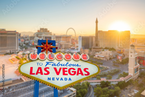 Famous welcome sign in Las Vegas