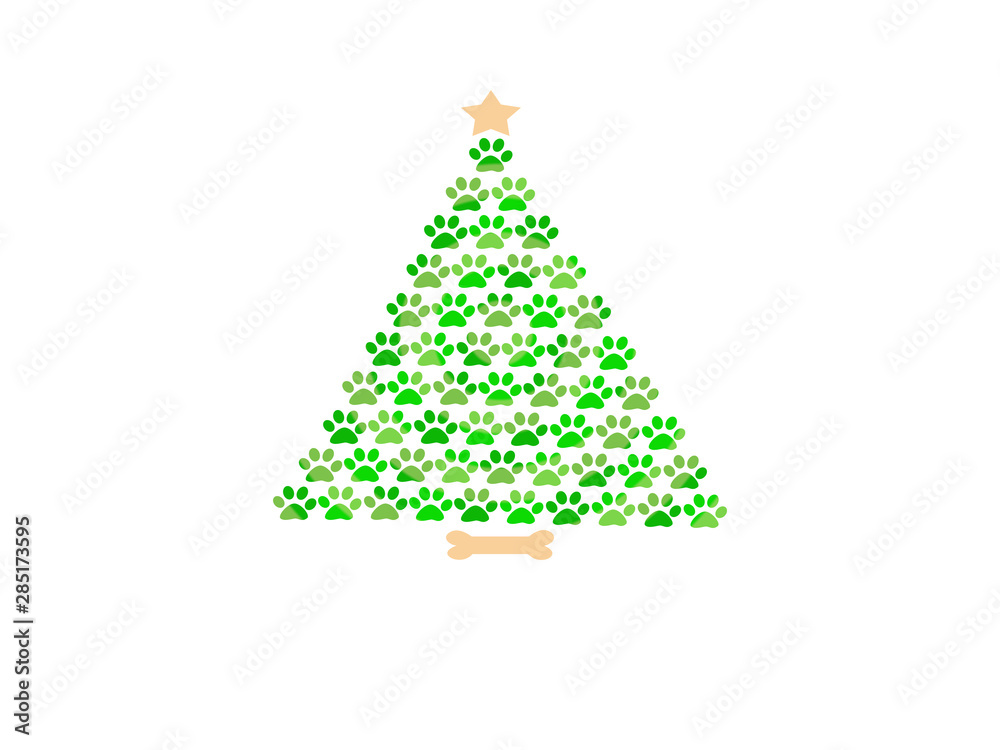 Dog Christmas tree Dog Christmas tree