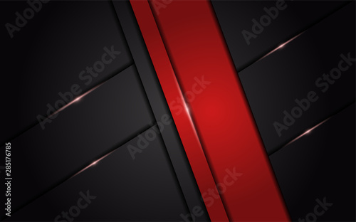 Abstract grey background combination with red line. Modern abstract background.