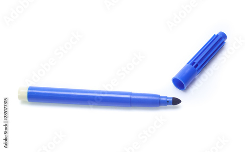 Colorful marker pen  isolated on white background