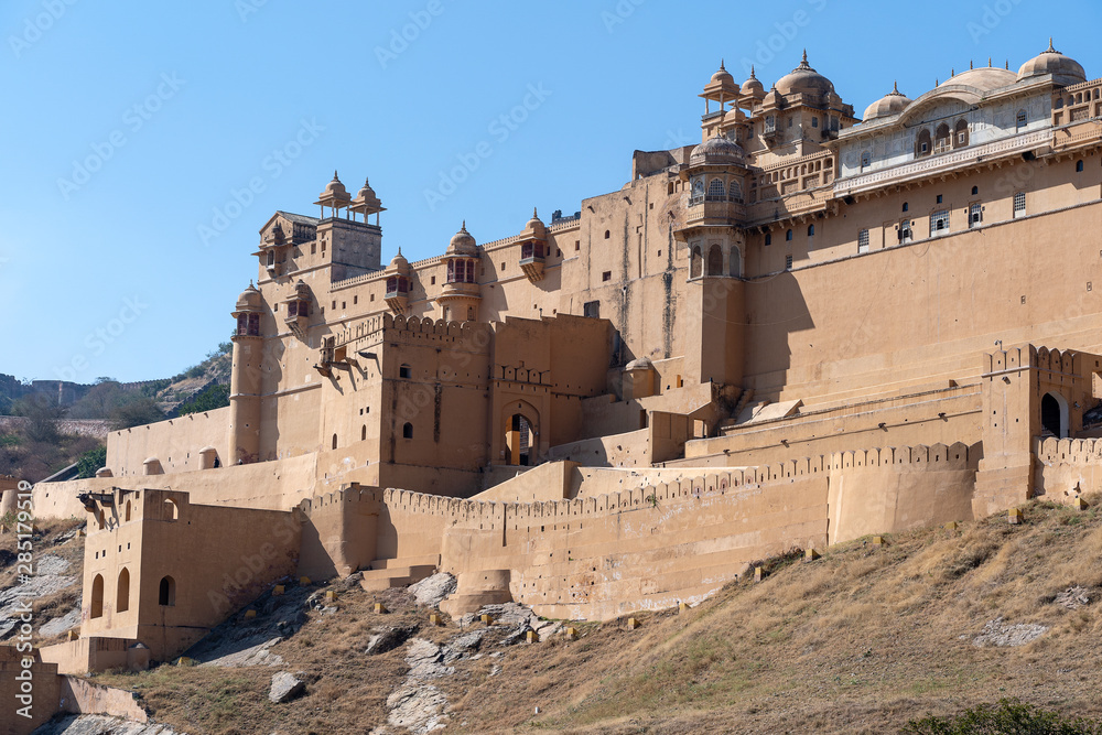 View of Amber Fort in Jaipur, Rajasthan, India View of Amber Fort in Jaipur, Rajasthan, India
