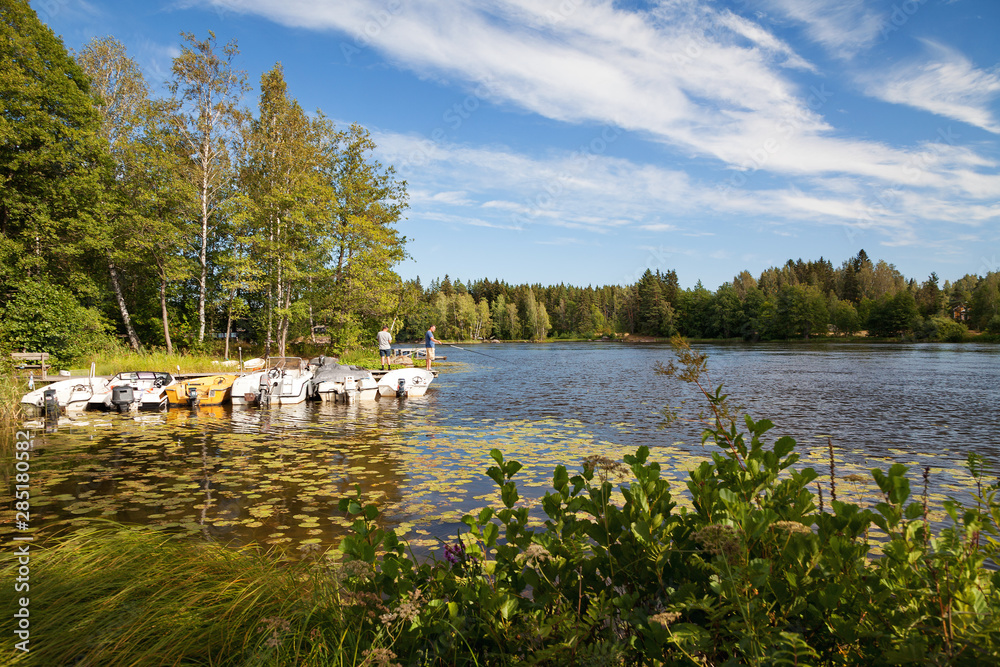 River Kymijoki (Kymi), Finland 