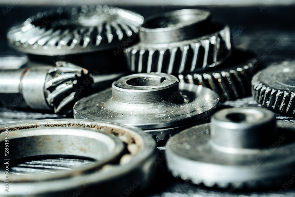 Gears from an old industrial machine Gears from an old industrial machine